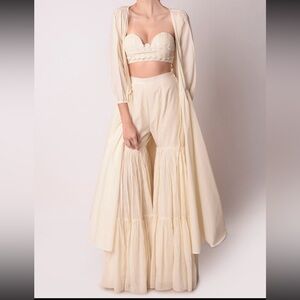 Shwetanga Indian Suit Sharara Set